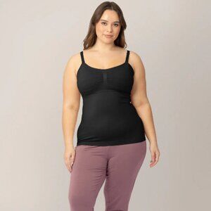 Sublime Hands-free pumping & nursing tank Black Sz Busty 1X